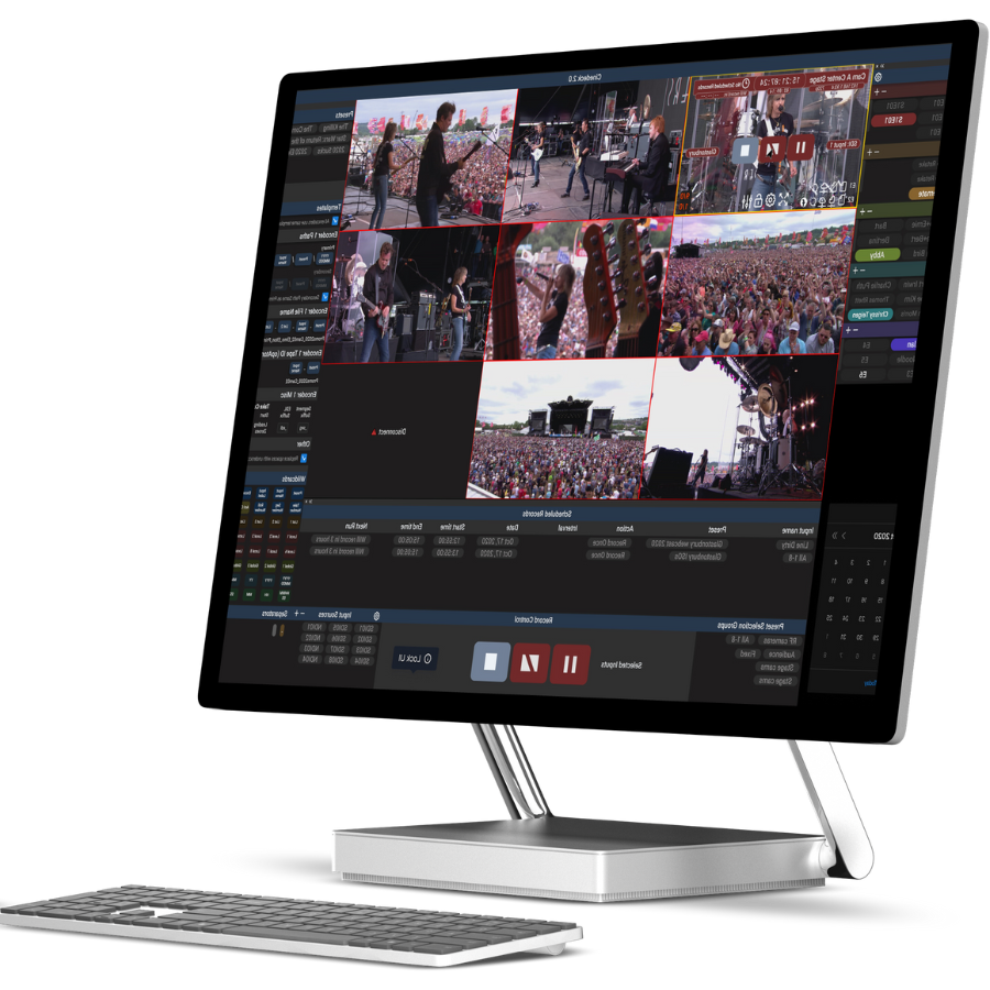 Cinedeck ZX85 4U - 12G-SDI, 8-input up to 30p, NDI and SRT