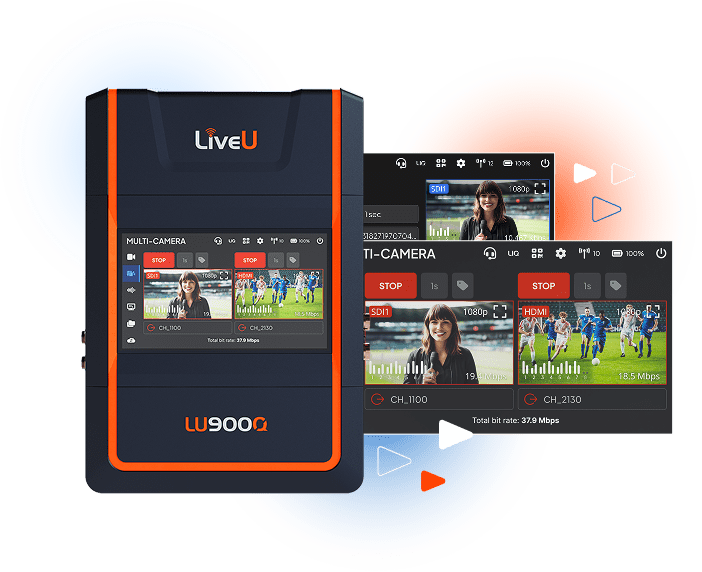 LiveU LU900Q 4K HDR 5G Field Unit with AI-driven IQ and Data License