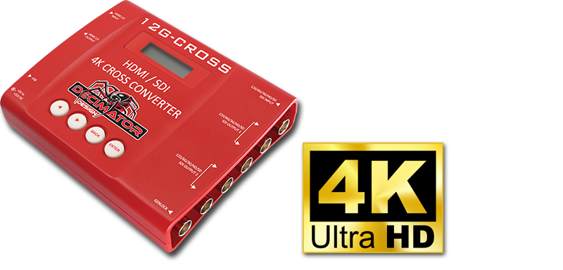 Decimator OPEN BOX 12G-CROSS 4K HDMI/SDI Cross Converter with Scaling and Frame Rate Conversion