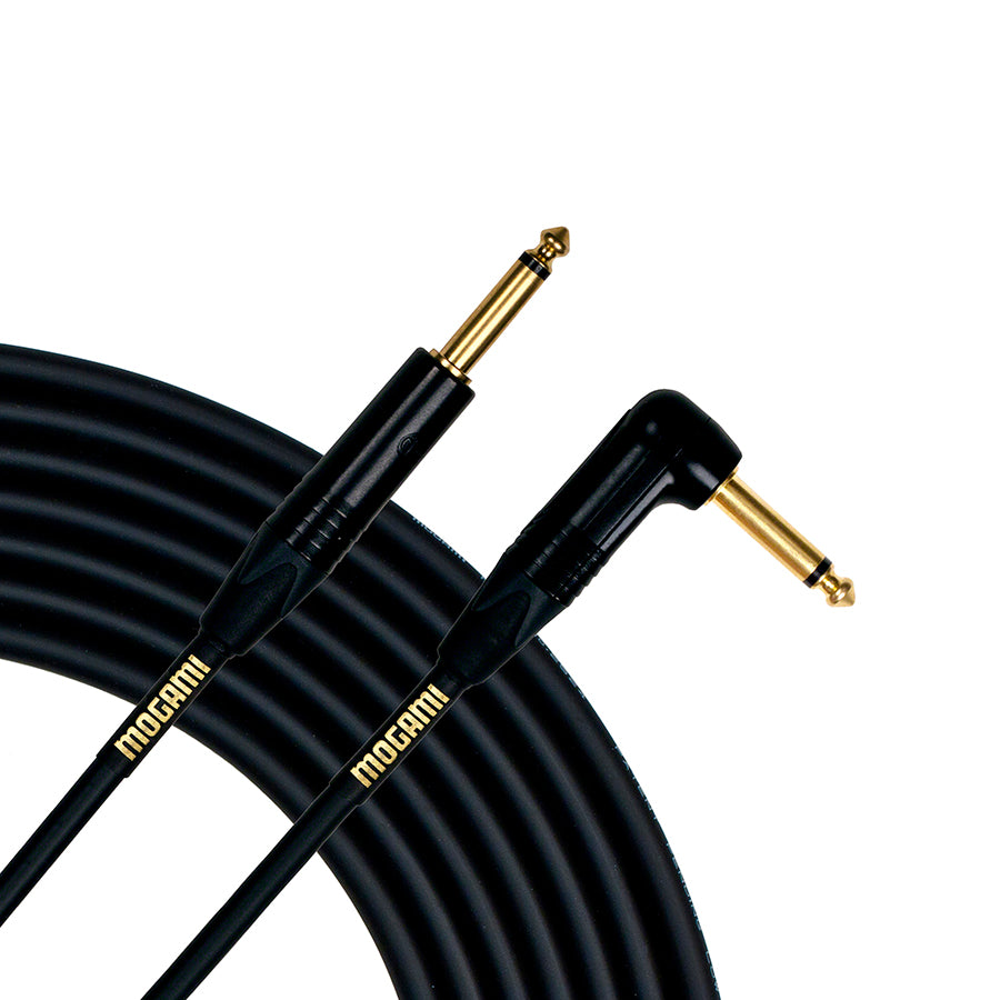 Mogami Gold Instrument Cable Right Angle