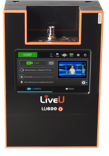 LiveU LU600 6-Modem Bonded Cellular Streaming Encoder with HEVC-HD Video Card