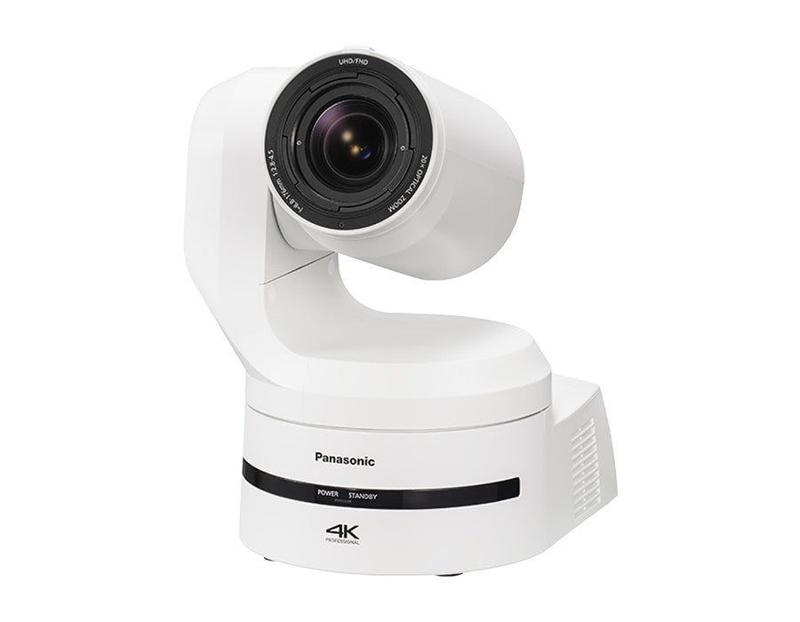 Panasonic AW-UE160WPJ 4K/60p PTZ Camera with 1-inch Sensor and 20x Zoom, White