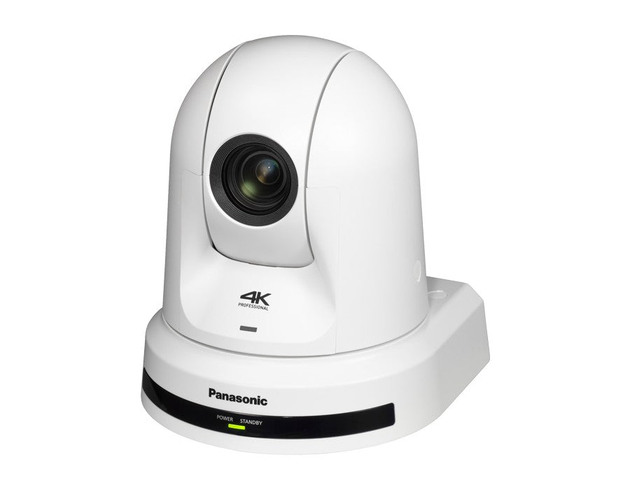 Panasonic AW-UE50WPJ5 4K PTZ Camera with 24x Zoom, 3G-SDI, HDMI, NDI and Auto Tracking, White