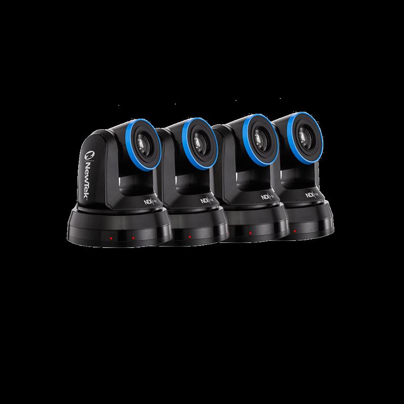 NDI|HX – PTZ-1 Camera 4 Pack