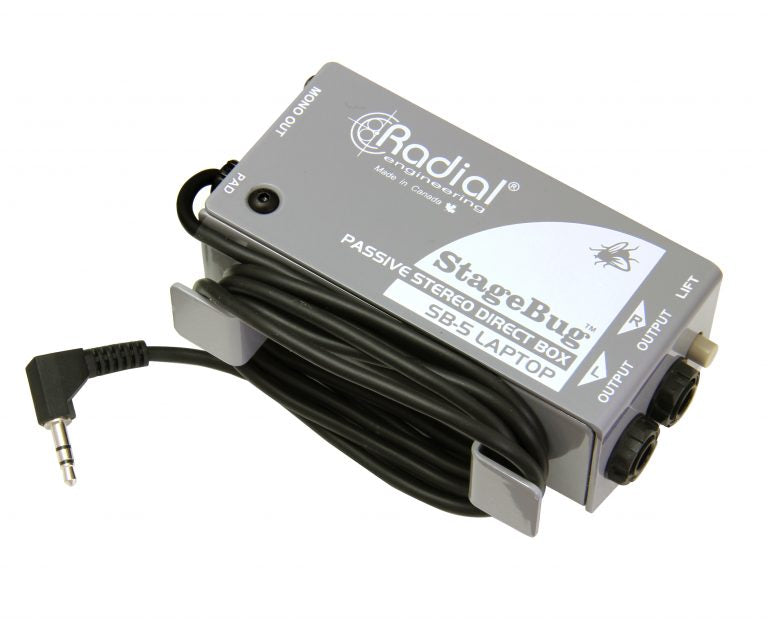 Radial StageBug SB-5 1-channel Passive Laptop Direct Box