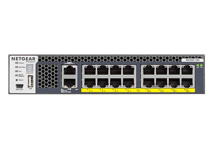 NETGEAR M4300-16X AV Line Managed Switch