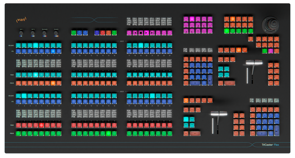 Vizrt (NEW) Tricaster Flex Dual Control Panel