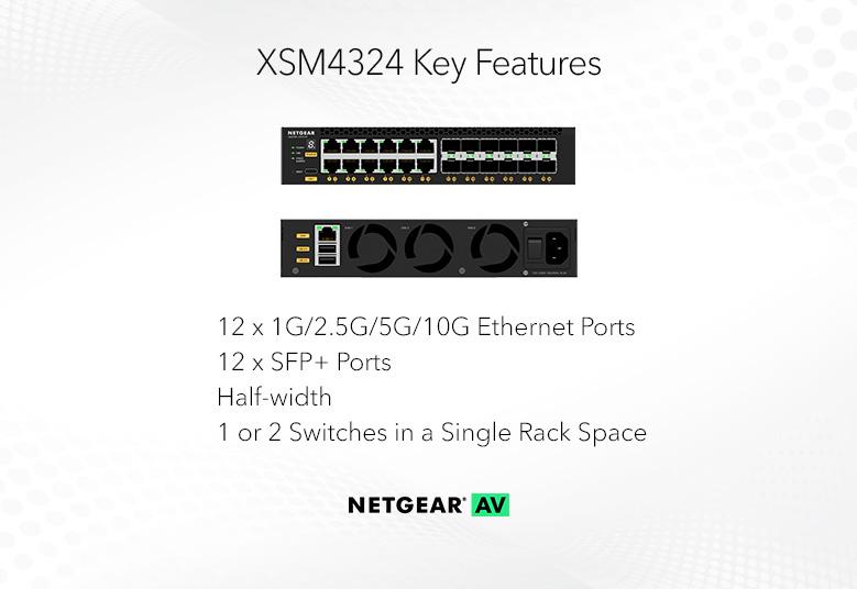 NETGEAR M4350-12X12F AV Line Managed Switch