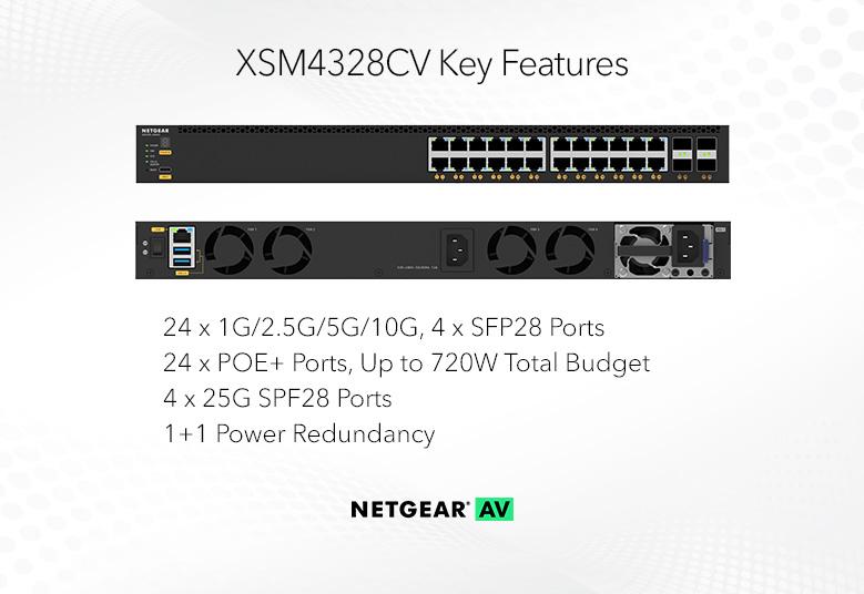 NETGEAR M4350-24X4V AV Line Managed Switch