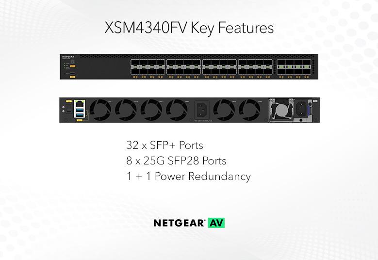 NETGEAR M4350-32F8V AV Line Managed Switch