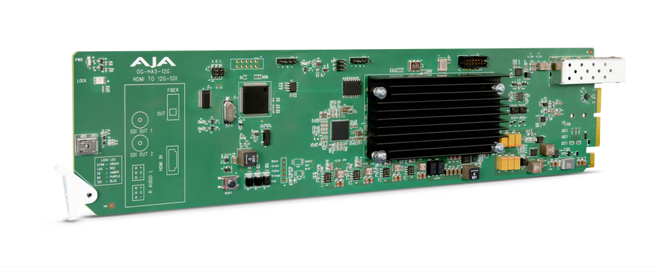 AJA OG-HA5-12G openGear HDMI 2.0 to 12G-SDI Conversion