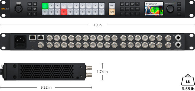 BLACKMAGIC SWATEMSCN22ME24K ATEM 2 M/E Constellation 4K