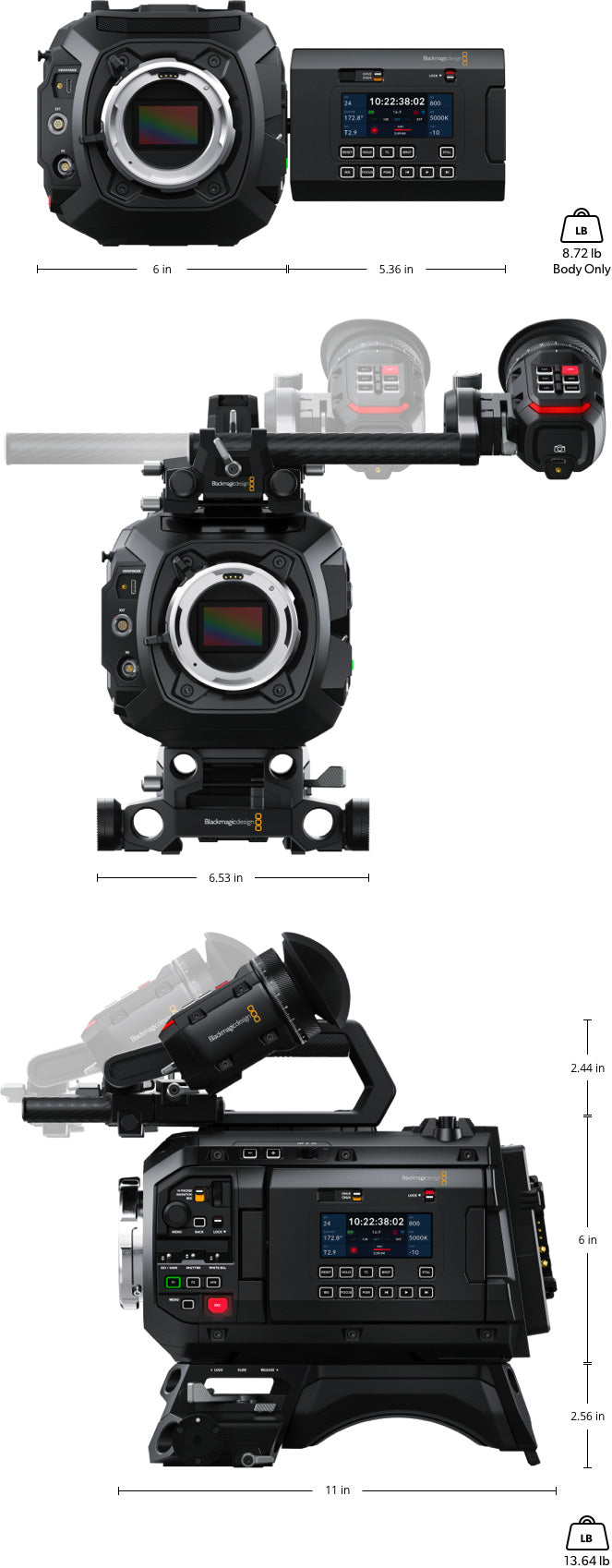 Blackmagic Design URSA Cine 12K LF + EVF