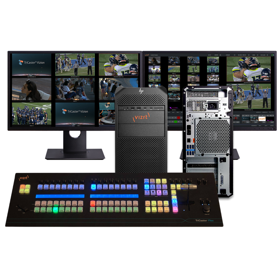 Vizrt TCVIZ16TFLEX Vizrt TriCaster Vizion Tower 16 & Flex Bundle Promo