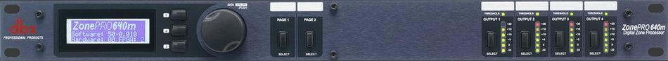 DBX DBX640MV Digital Zone Processor