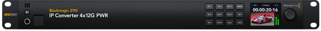 BLACKMAGIC CONVNVIPB412GPWR Blackmagic 2110 IP Converter 4x12G PWR
