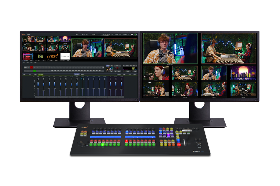 Vizrt TCMINISP Perpetual TriCaster Mini S including Mini S software, 3 year subscription for Viz Flowics Go, and 1 year of standard support.