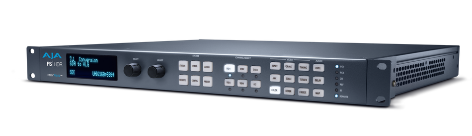 AJA FS-HDR-R0 HDR 4K/UltraHD/2K/HD Frame Sync/Converter for HDR/SDR Standards Conversion