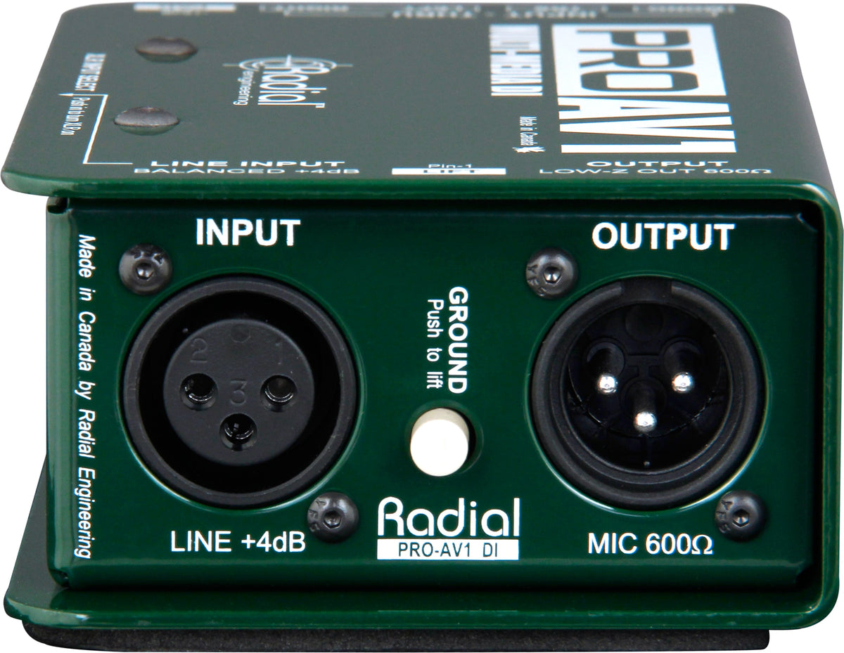 Av1 Encoder Box Radial Pro AV1 Passive Direct Box – EAR, Inc.